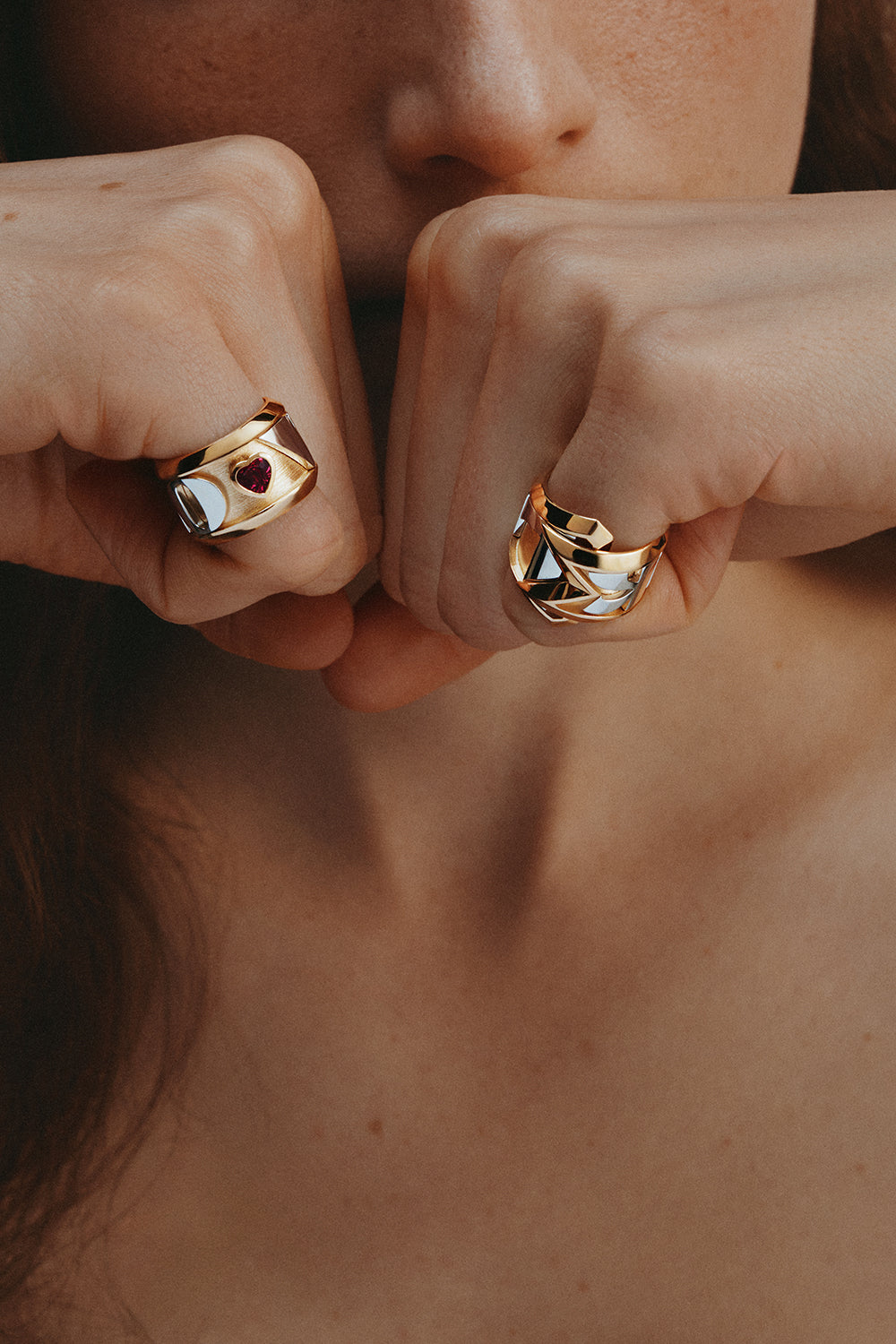 Love Fanion Ring-YELLOW GOLD-54-JEWELRYFINE JEWELRING-MARIE LICHTENBERG