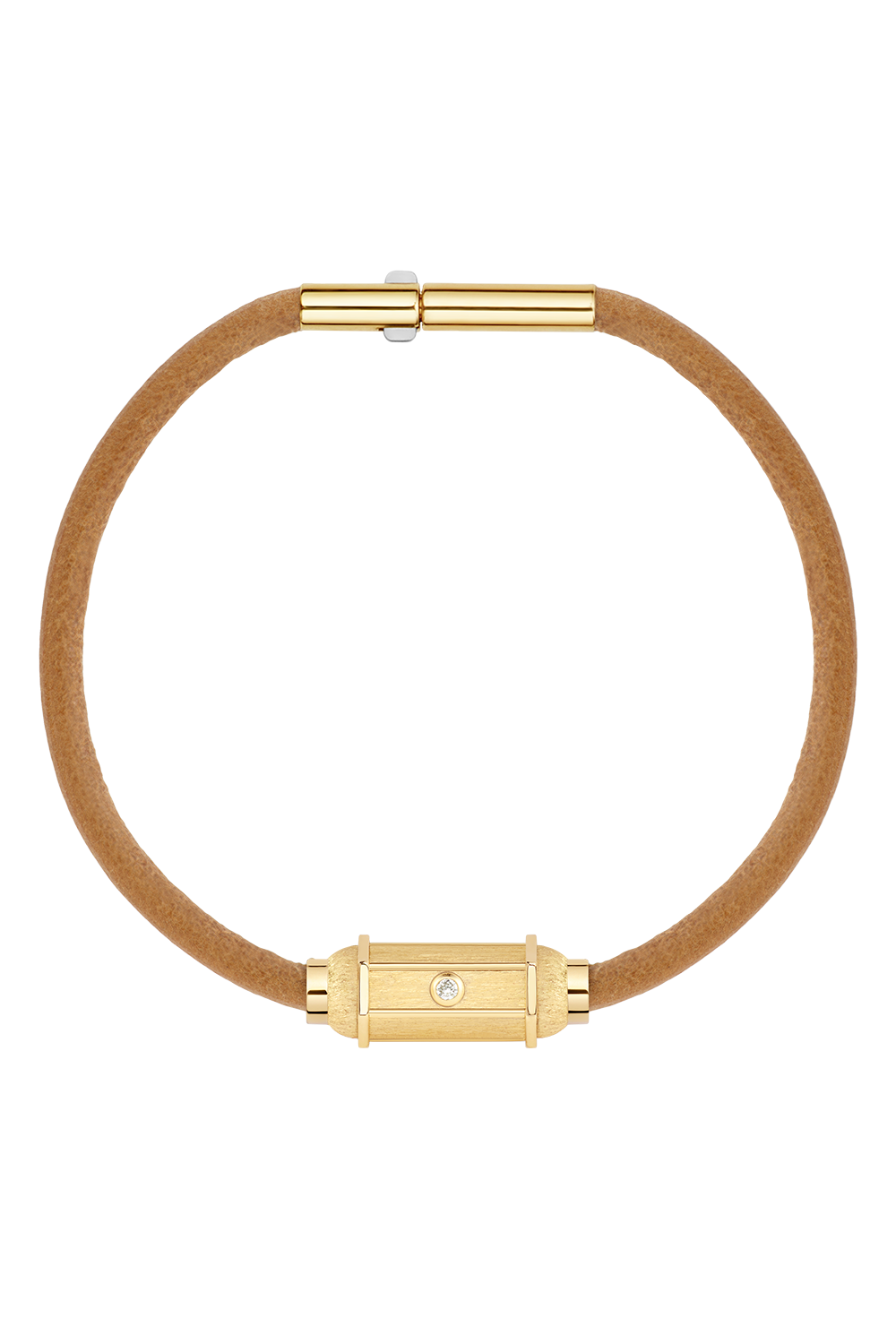 Diamond Micro Lasso Bracelet-YELLOW GOLD-S-JEWELRYFINE JEWELBRACELET O-MARIE LICHTENBERG