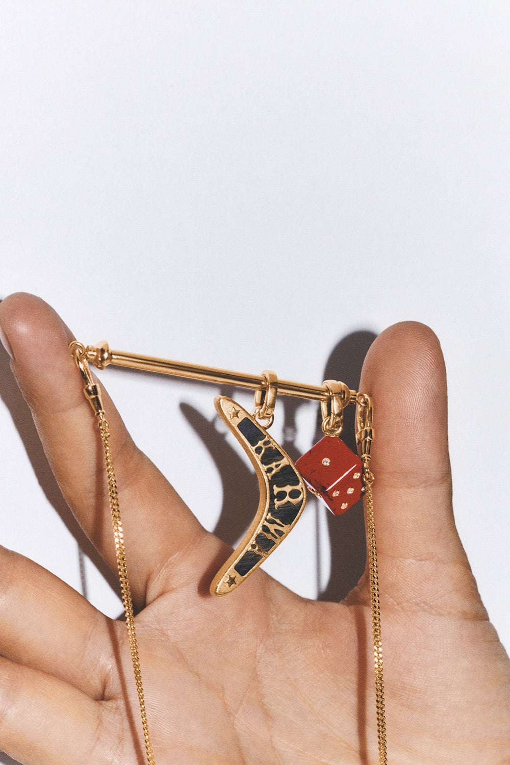 Small Connector Necklace-YELLOW GOLD-JEWELRYFINE JEWELPENDANT-MARIE LICHTENBERG