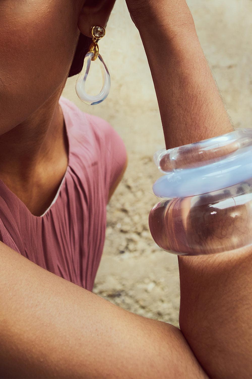 Opalescent Galina Earrings-WHITE-JEWELRYBOUTIQUEEARRING-LIZZIE FORTUNATO