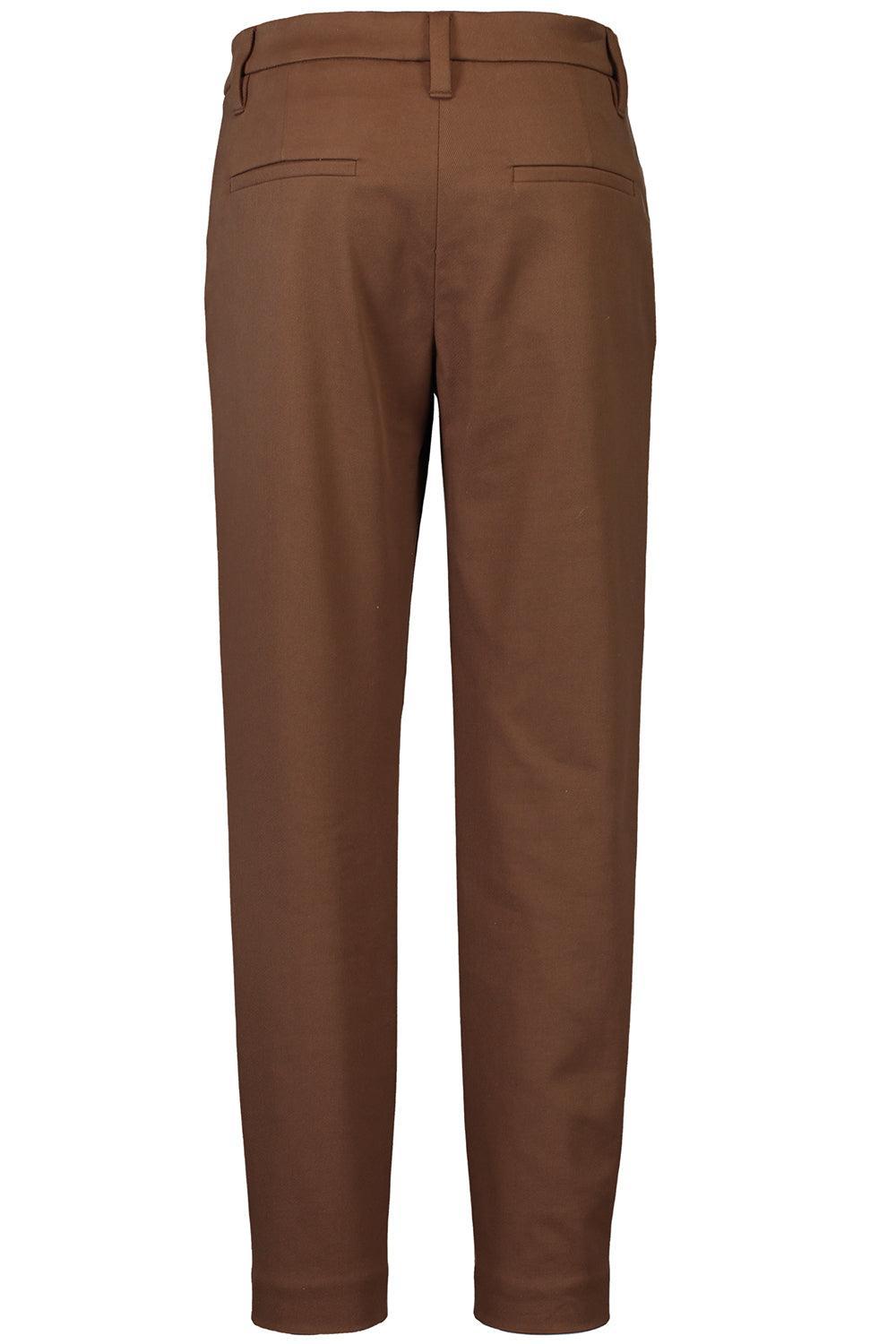 Stretch Tab Pant - Date-BROWN-36-CLOTHINGPANTSLIM FIT-BRUNELLO CUCINELLI