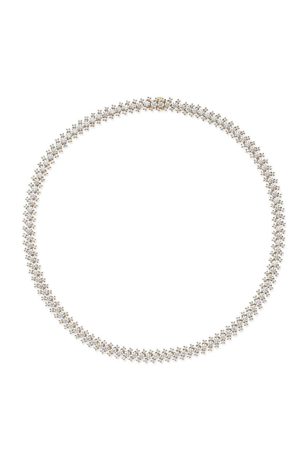 Small Diamond Maya Necklace-YELLOW GOLD-JEWELRYFINE JEWELNECKLACE O-MELISSA KAYE