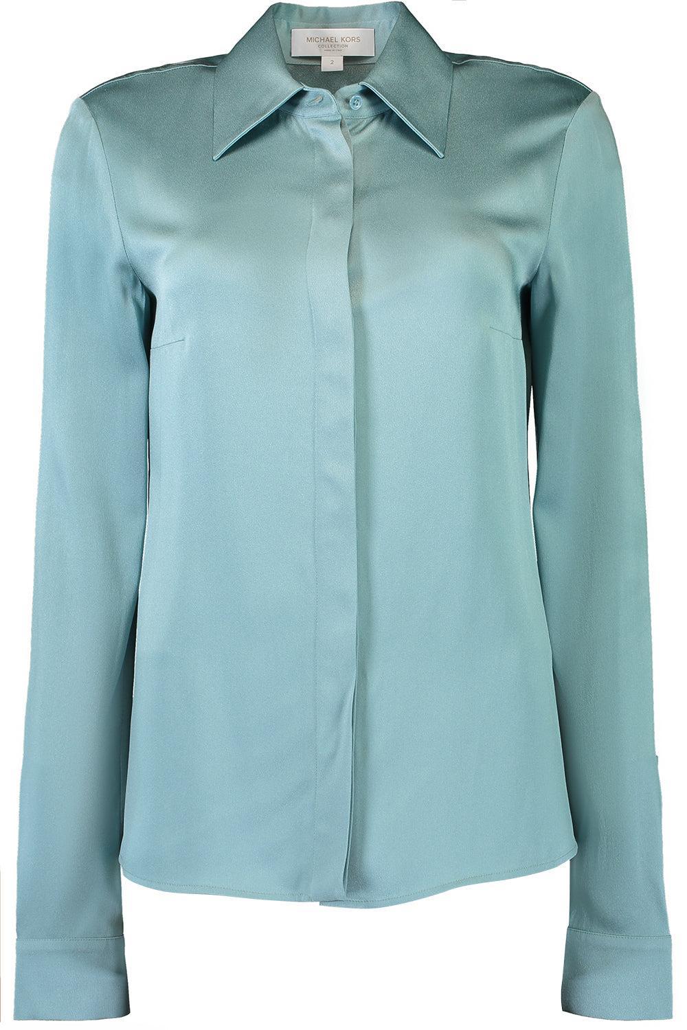 Hansen Shirt - Seaglass-SEAGLASS-4-CLOTHINGTOPBLOUSE-MICHAEL KORS COLLECTION
