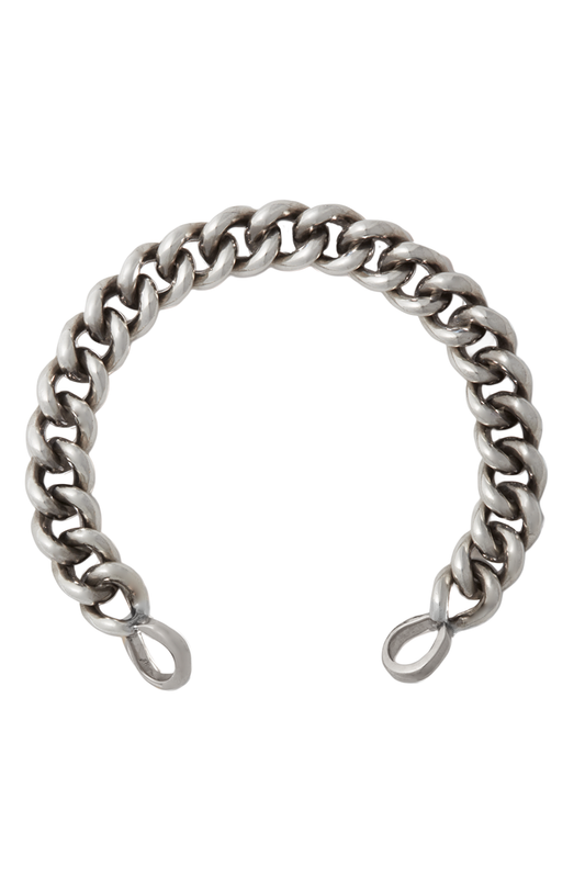 Mini Mega Curb Chain Bracelet - Silver - 6.5in-SILVER-6.5-JEWELRYFINE JEWELBRACELET O-MARLA AARON