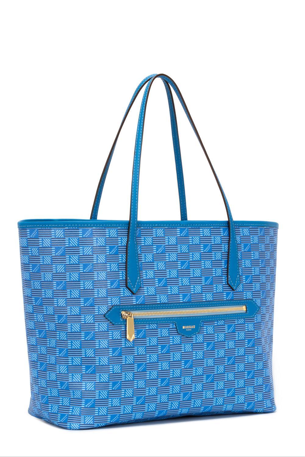 Monaco Tote - Blue Blue-BLUEBLUE-O/S-HANDBAGTOTES-MOREAU