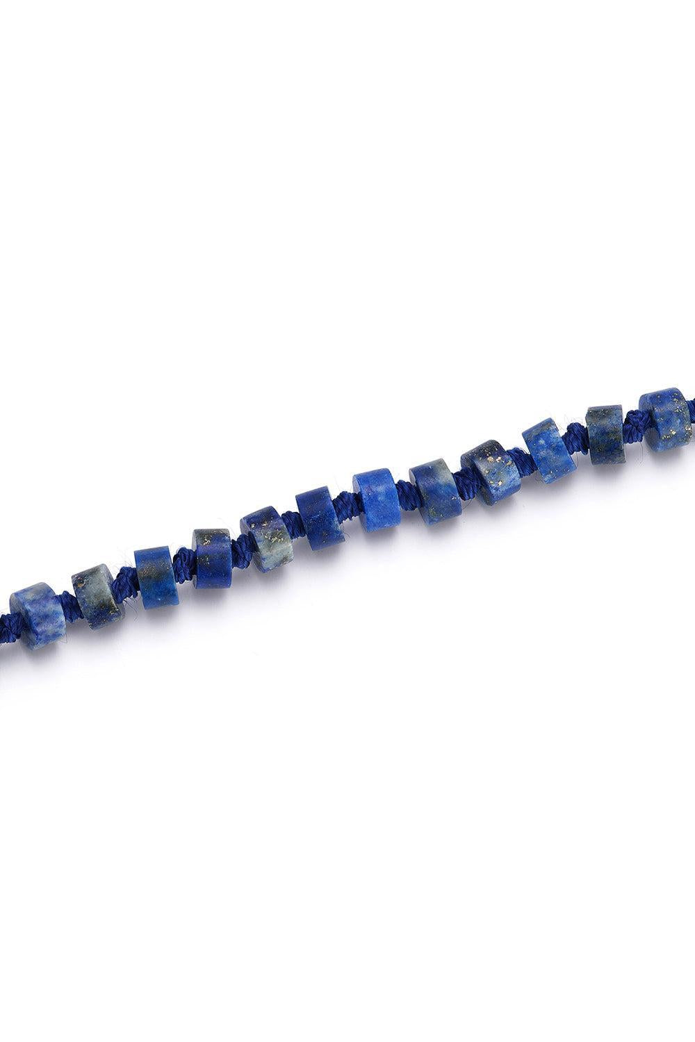 Lapis Beaded Necklace-ROSE GOLD-22-JEWELRYFINE JEWELNECKLACE O-WALTERS FAITH