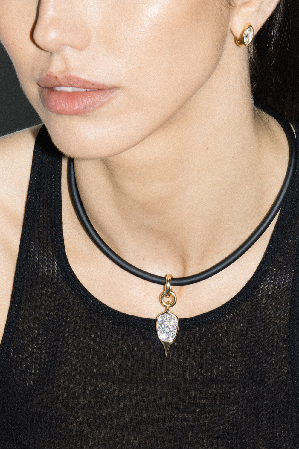 Diamond Thorn Carriage Charm Pendant