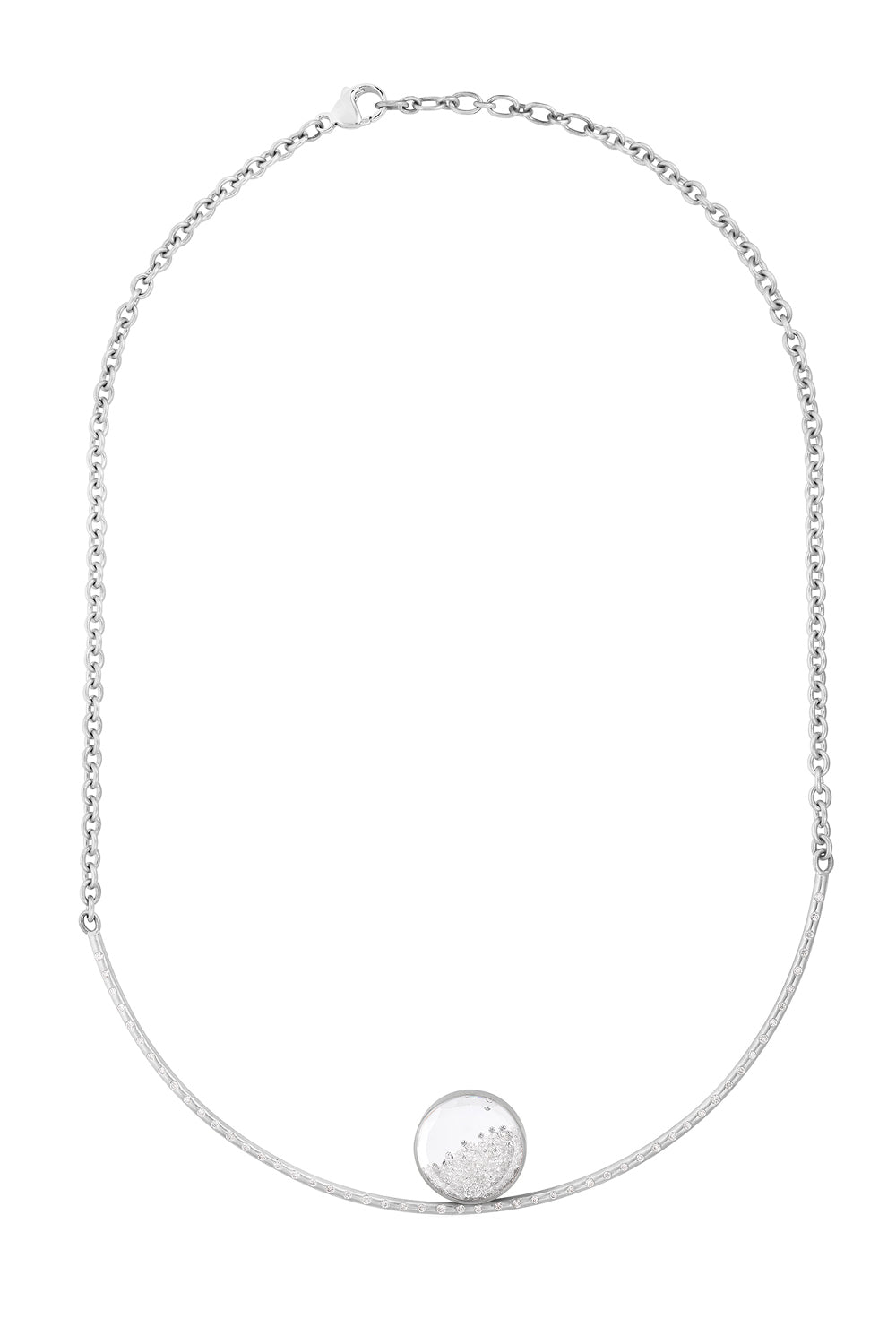 Diamond Shaker Pave Necklace