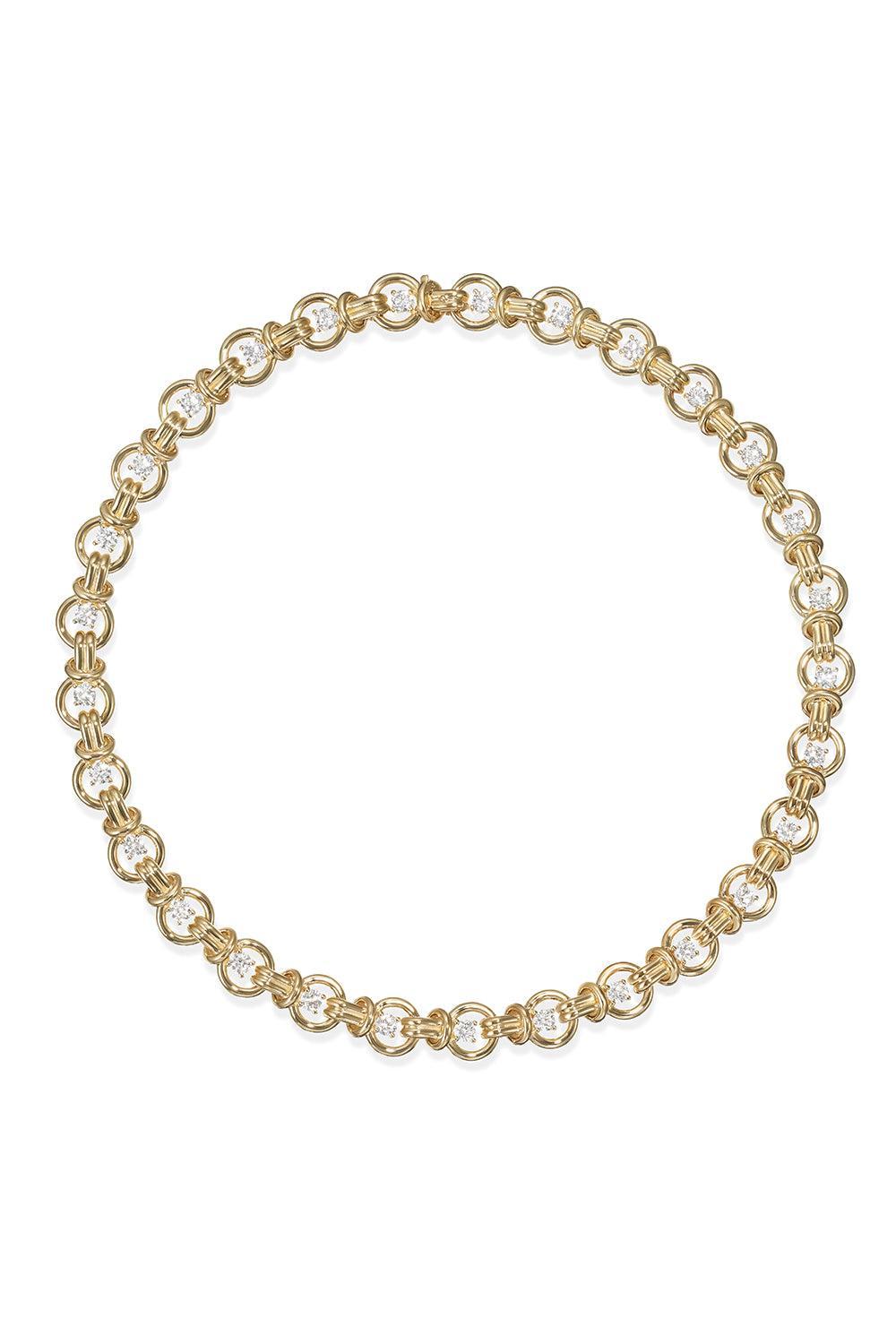 Diamond Rocky Necklace-YELLOW GOLD-16-JEWELRYFINE JEWELNECKLACE O-MELISSA KAYE