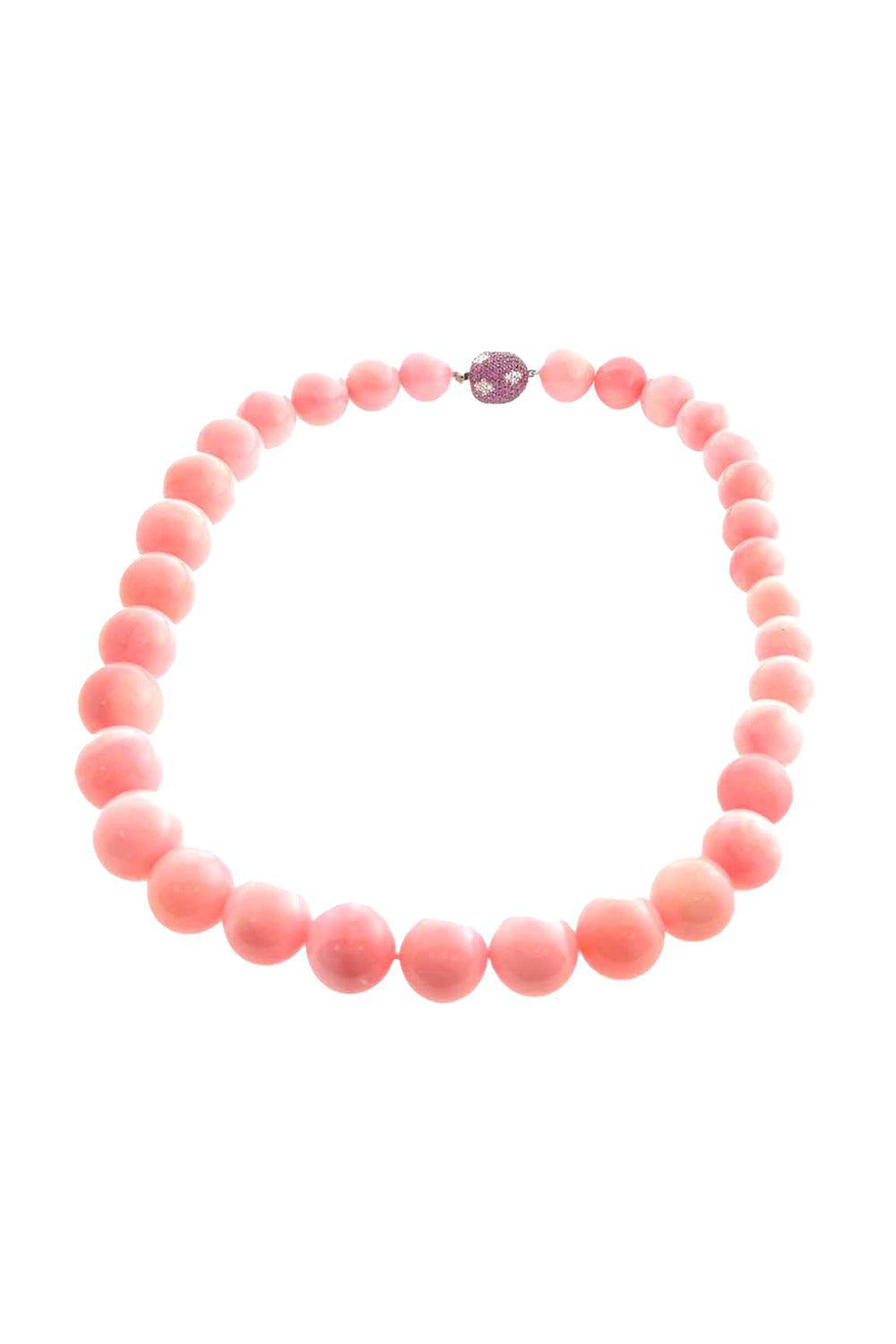 Opal Beaded Necklace-BLACK GOLD-22.75-JEWELRYFINE JEWELNECKLACE O-PIRANESI