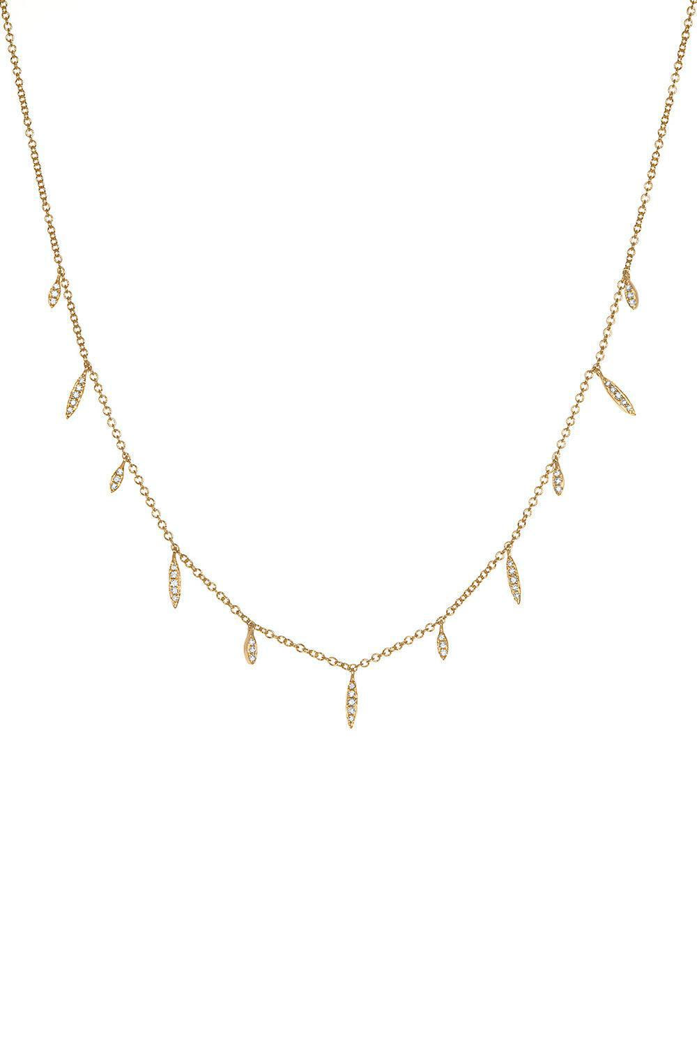 Deluxe Diamond Eleven Wishes Necklace-YELLOW GOLD-JEWELRYFINE JEWELNECKLACE O-DEVON WOODHILL