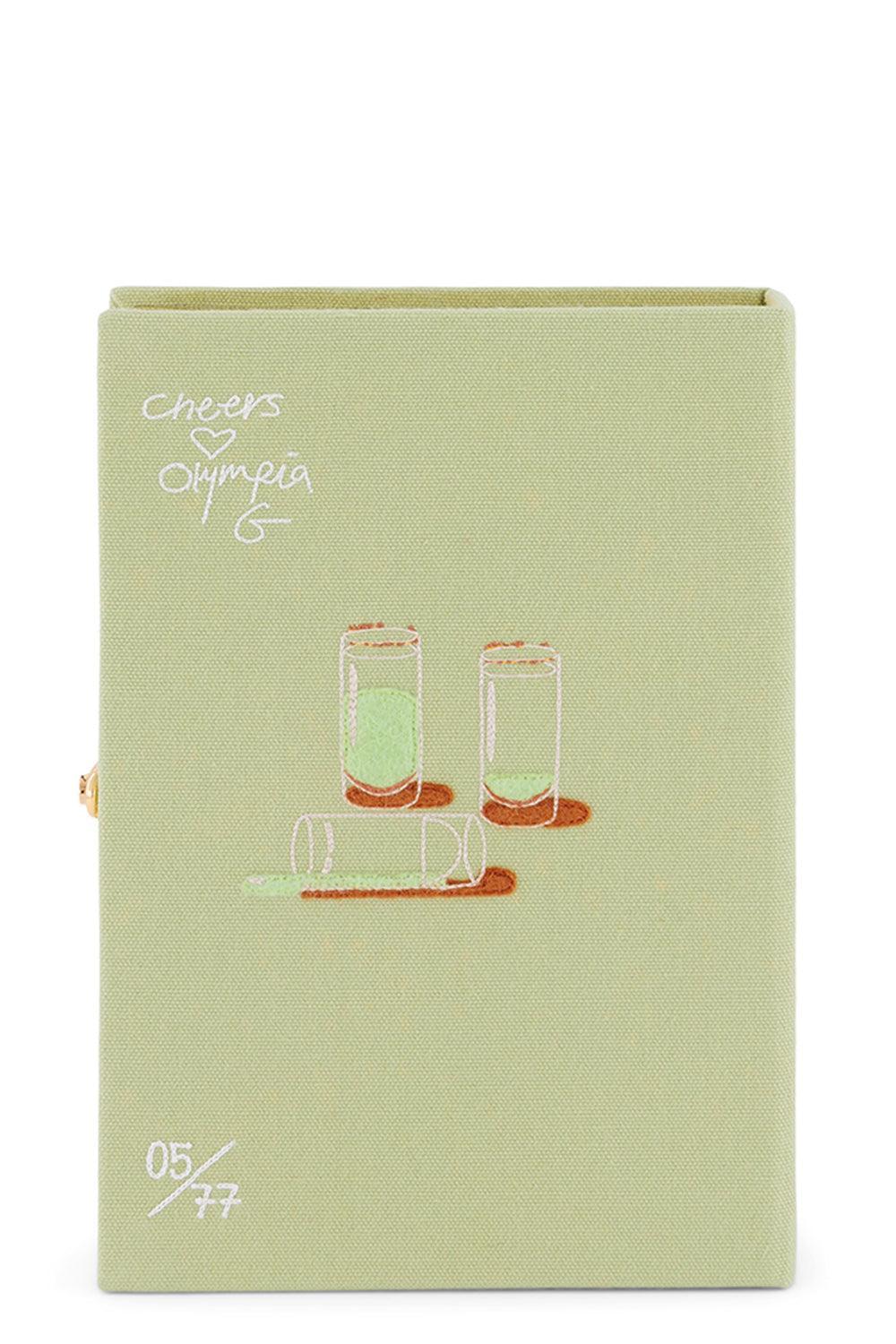Tequila Shots Book Clutch Bag-CREAM-HANDBAGCLUTCHES-OLYMPIA LE TAN