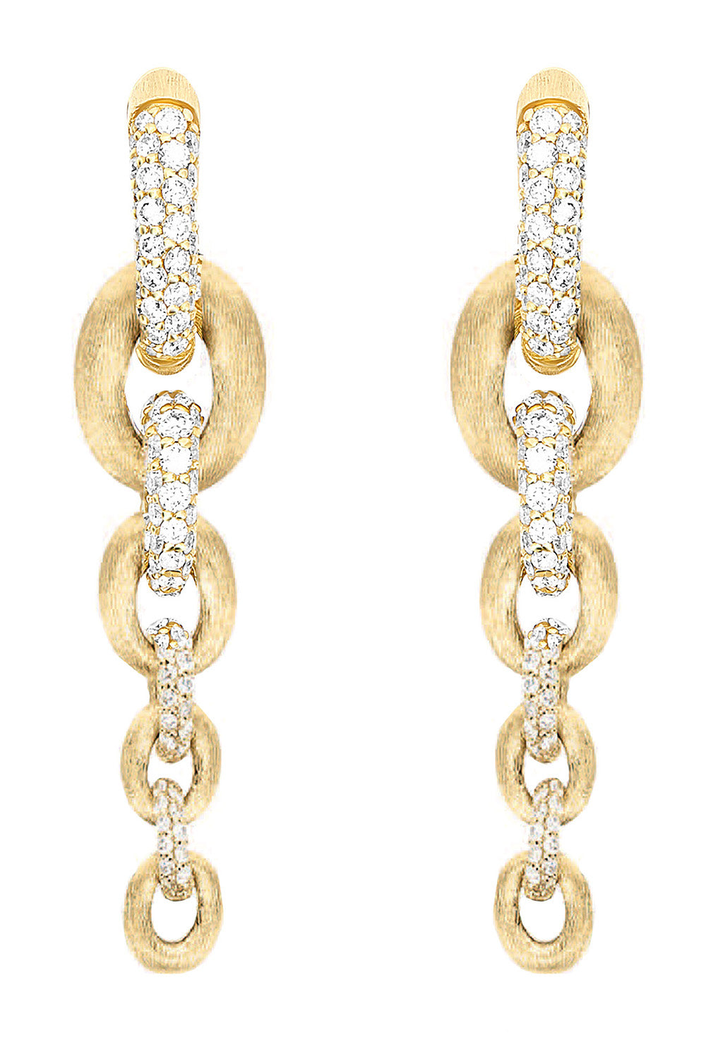 Diamond Libera Aura Four Link Drop Eearrings