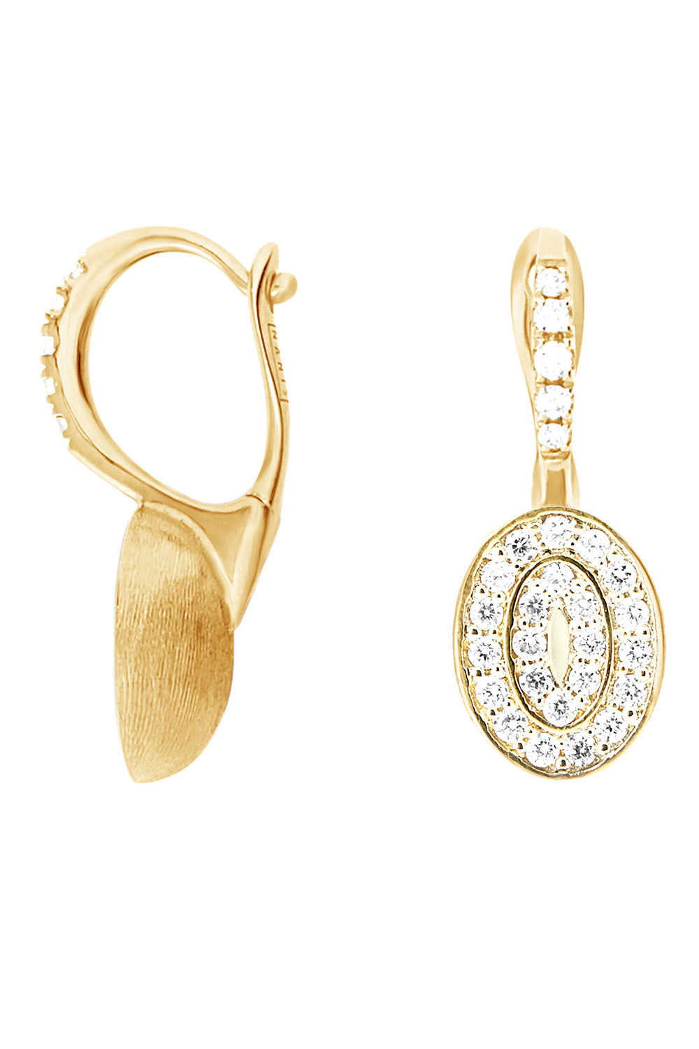 Diamond Pave Full Sway Earrings