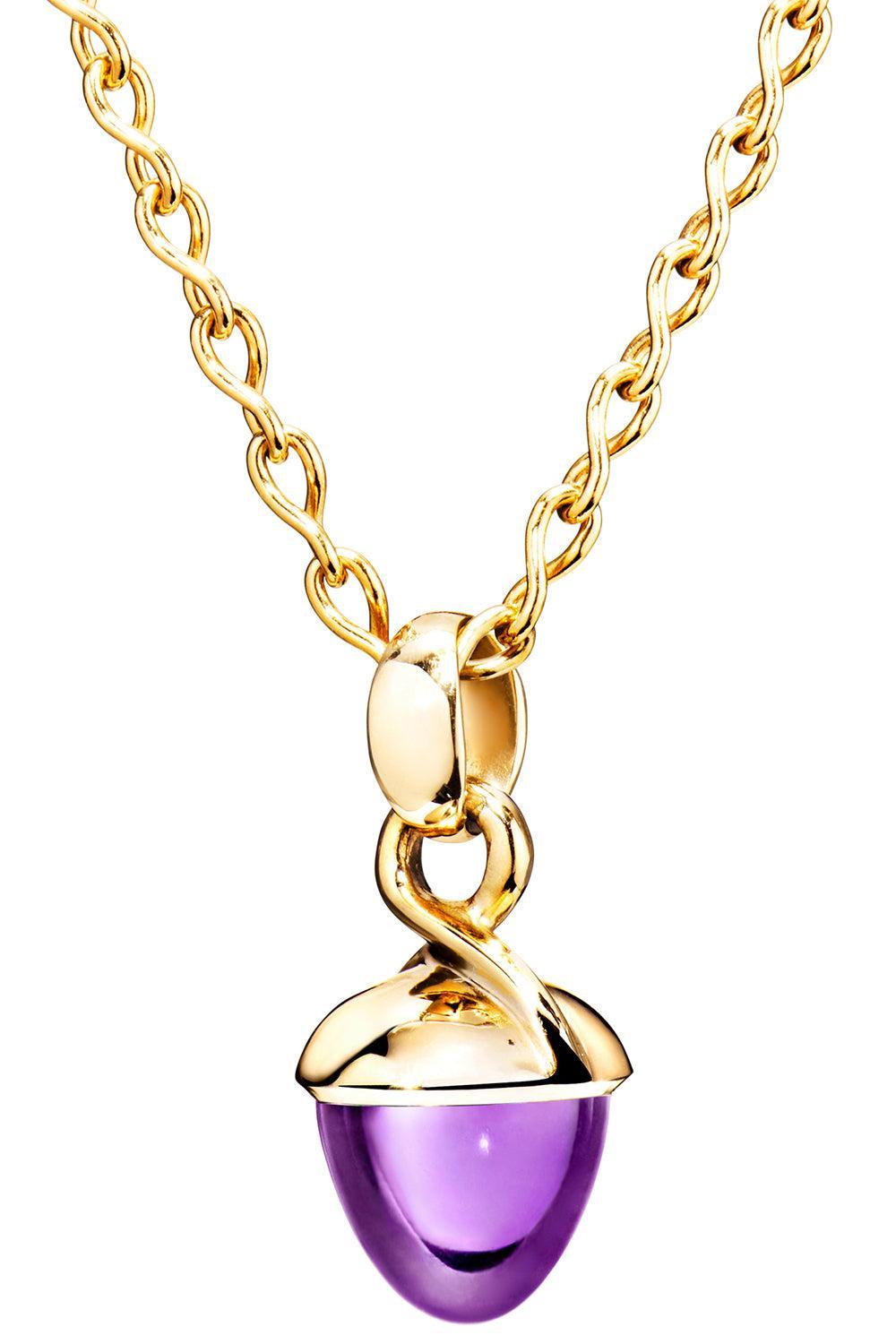 Amethyst Mikado Boquet Pendant-YELLOW GOLD-JEWELRYFINE JEWELPENDANT-TAMARA COMOLLI