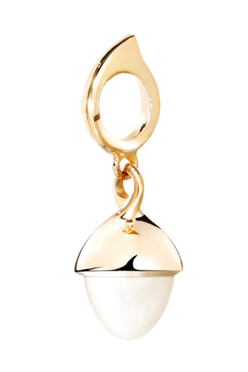 Sand Moonstone Mikado Flamenco Pendant-YELLOW GOLD-JEWELRYFINE JEWELPENDANT-TAMARA COMOLLI