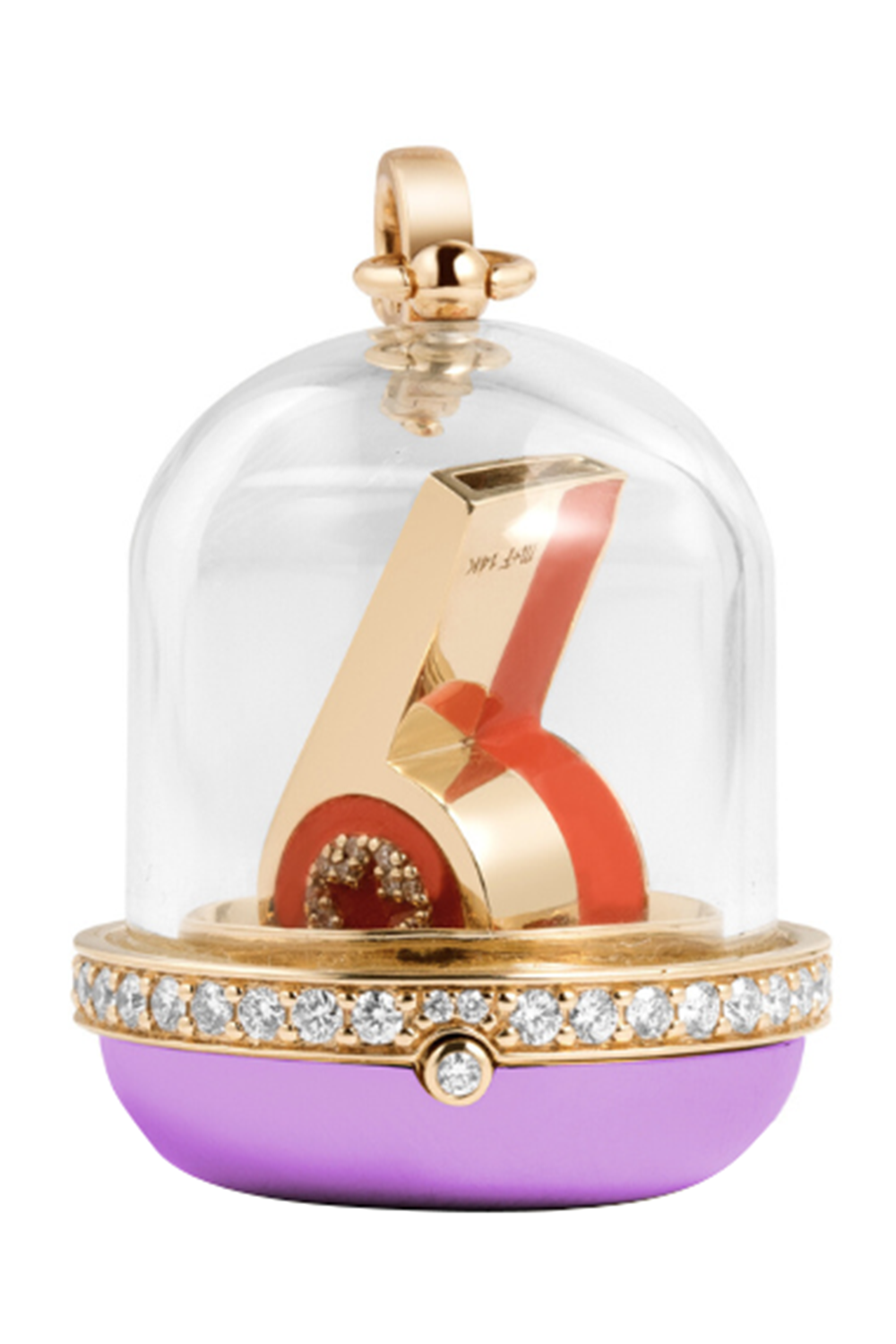 Diamond Prize Bubble Locket Pendant