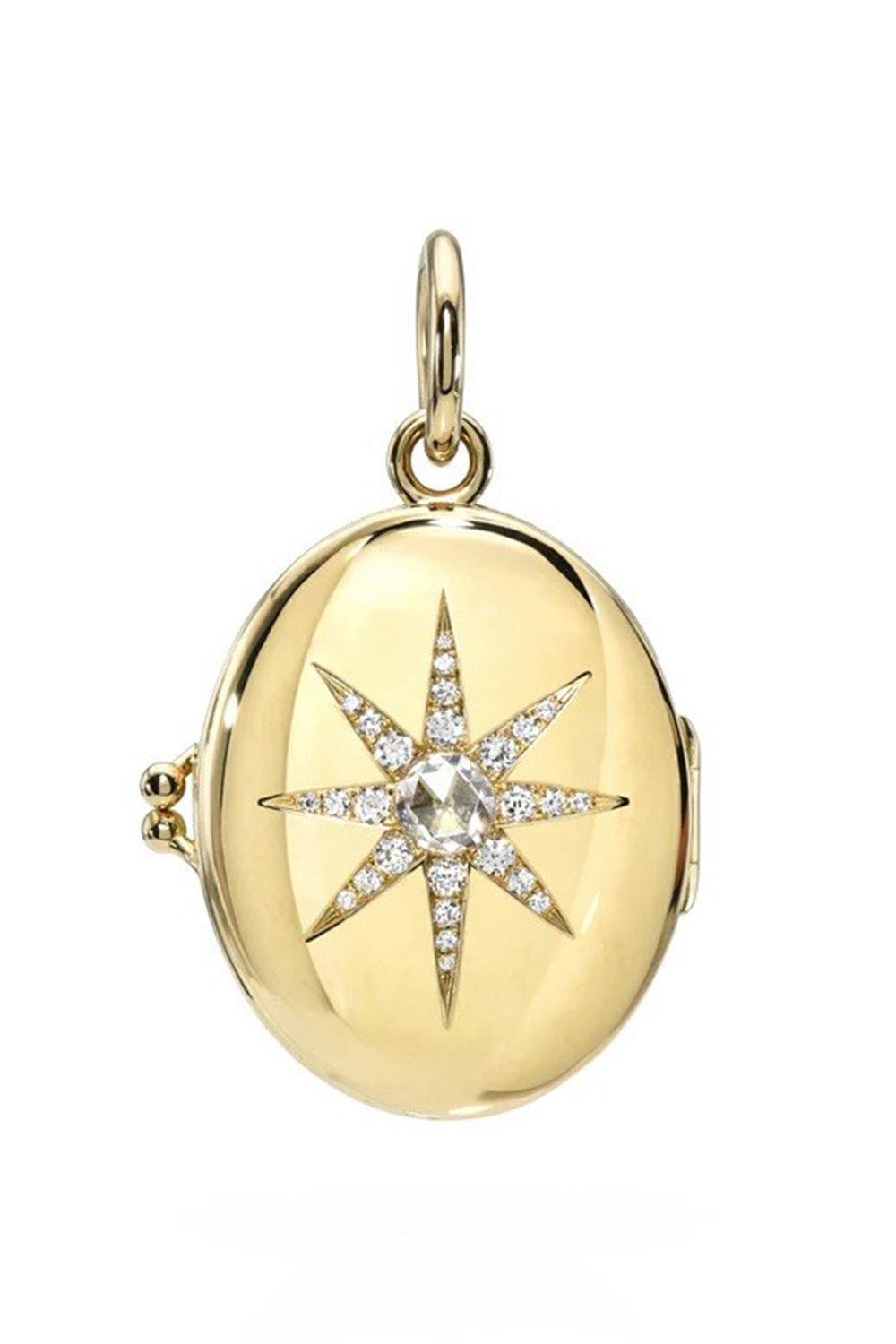 Harmony Locket-YELLOW GOLD-JEWELRYFINE JEWELPENDANT-SINGLE STONE