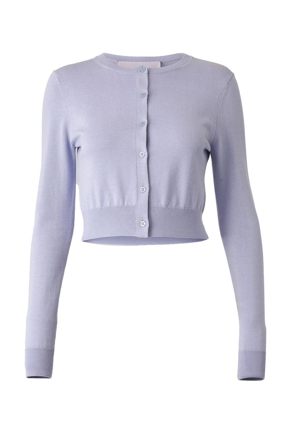 Long Sleeve Cardigan-CELESTE-S-CLOTHINGTOPCARDIGAN-CAROLINA HERRERA