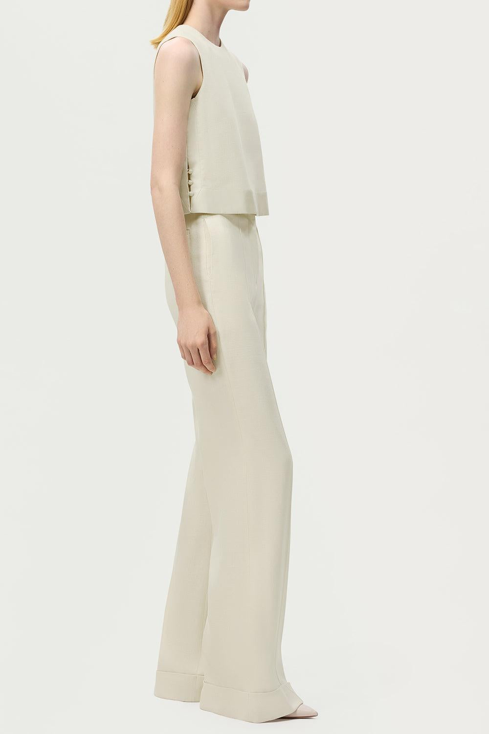 Deeda Pant - Stone-CREAM-4-CLOTHINGPANTWIDE LEG-ADAM LIPPES