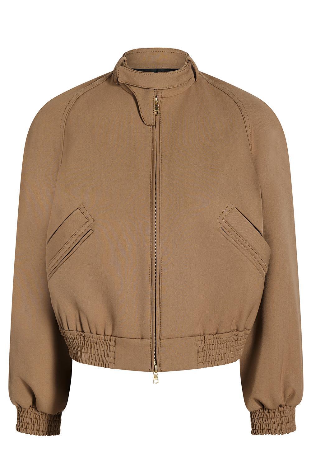 Maclaren Jacket-BROWN-S-CLOTHINGJACKETCASUAL-ADAM LIPPES
