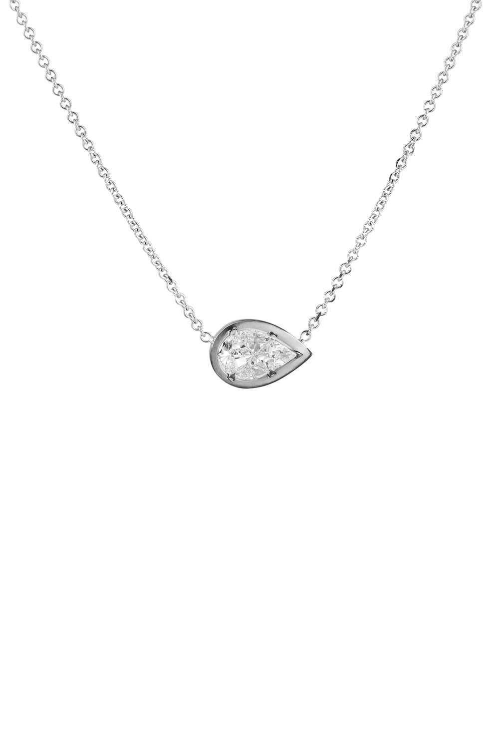 Diamond Pear Mosaic Necklace