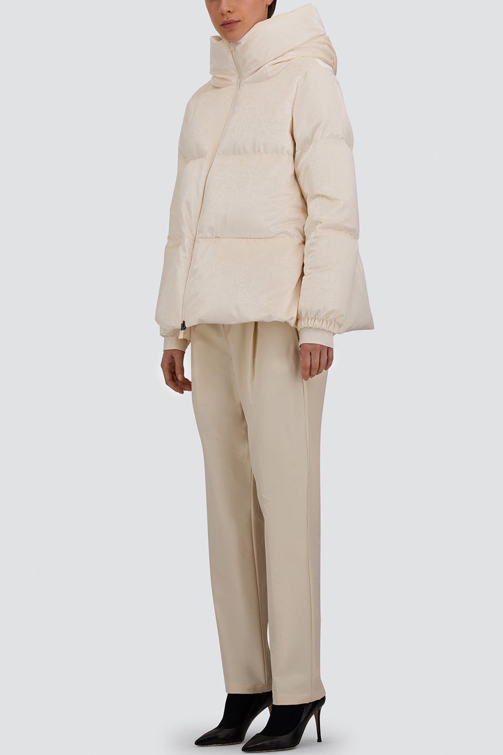 High Neck Puffer Jacket-CREAM-38-CLOTHINGJACKETCASUAL-HERNO
