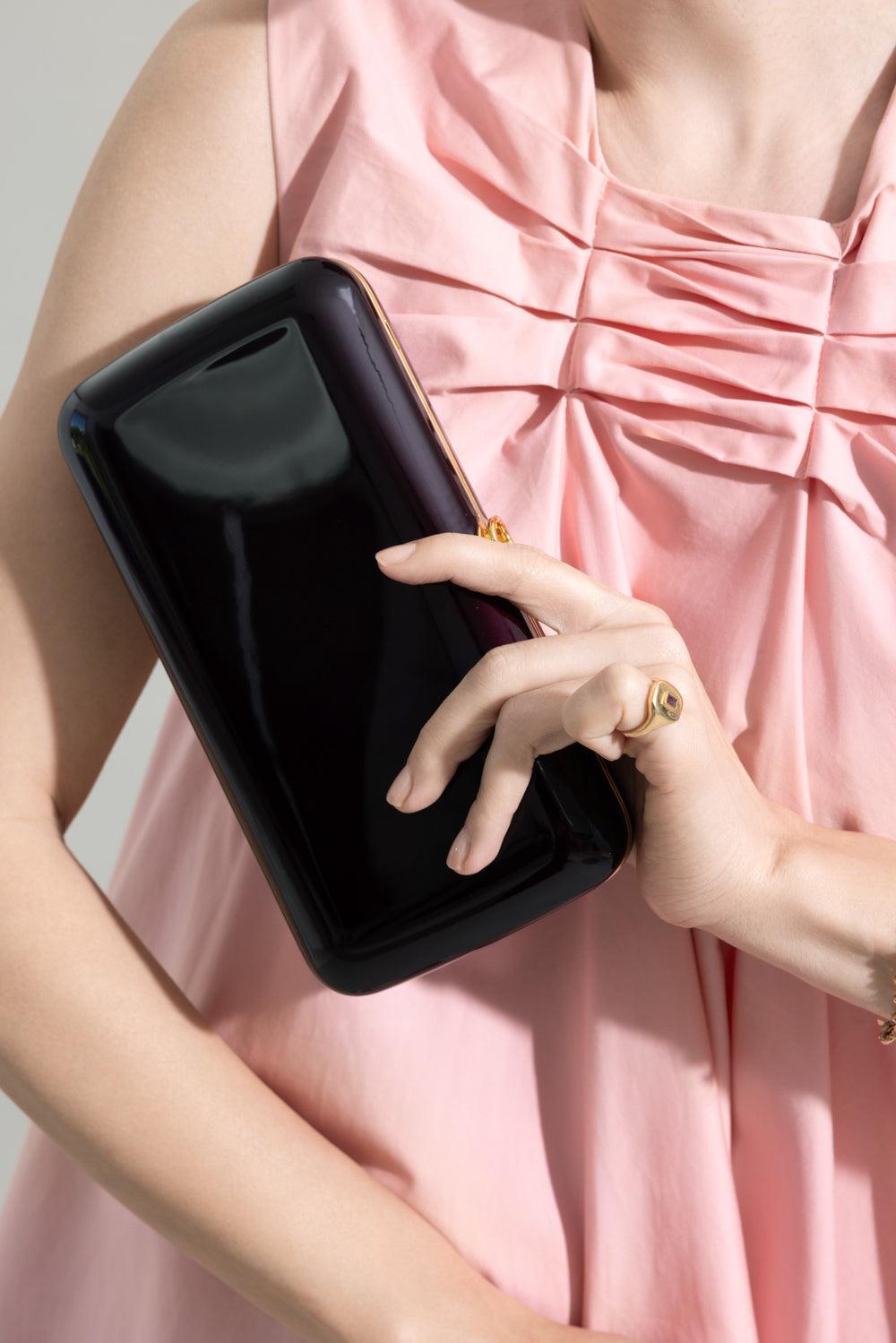 Finley Clutch - Burgundy-PURPLE-HANDBAGCLUTCHES-JEFFREY LEVINSON