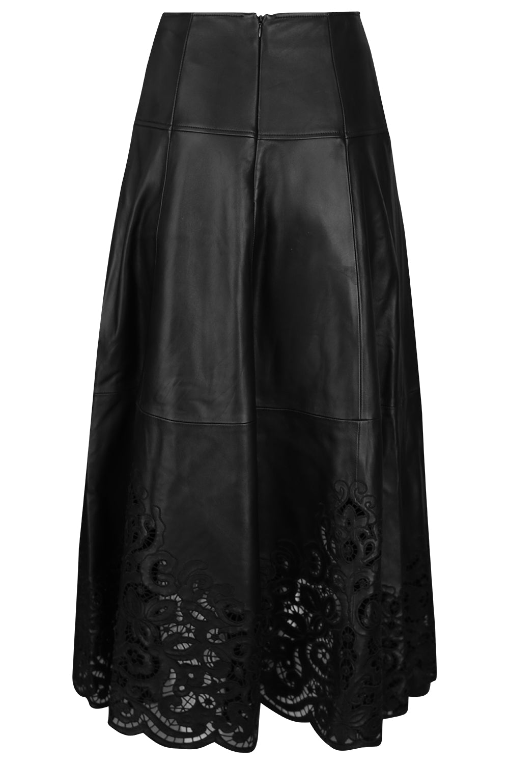 Orla Lace Leather Skirt
