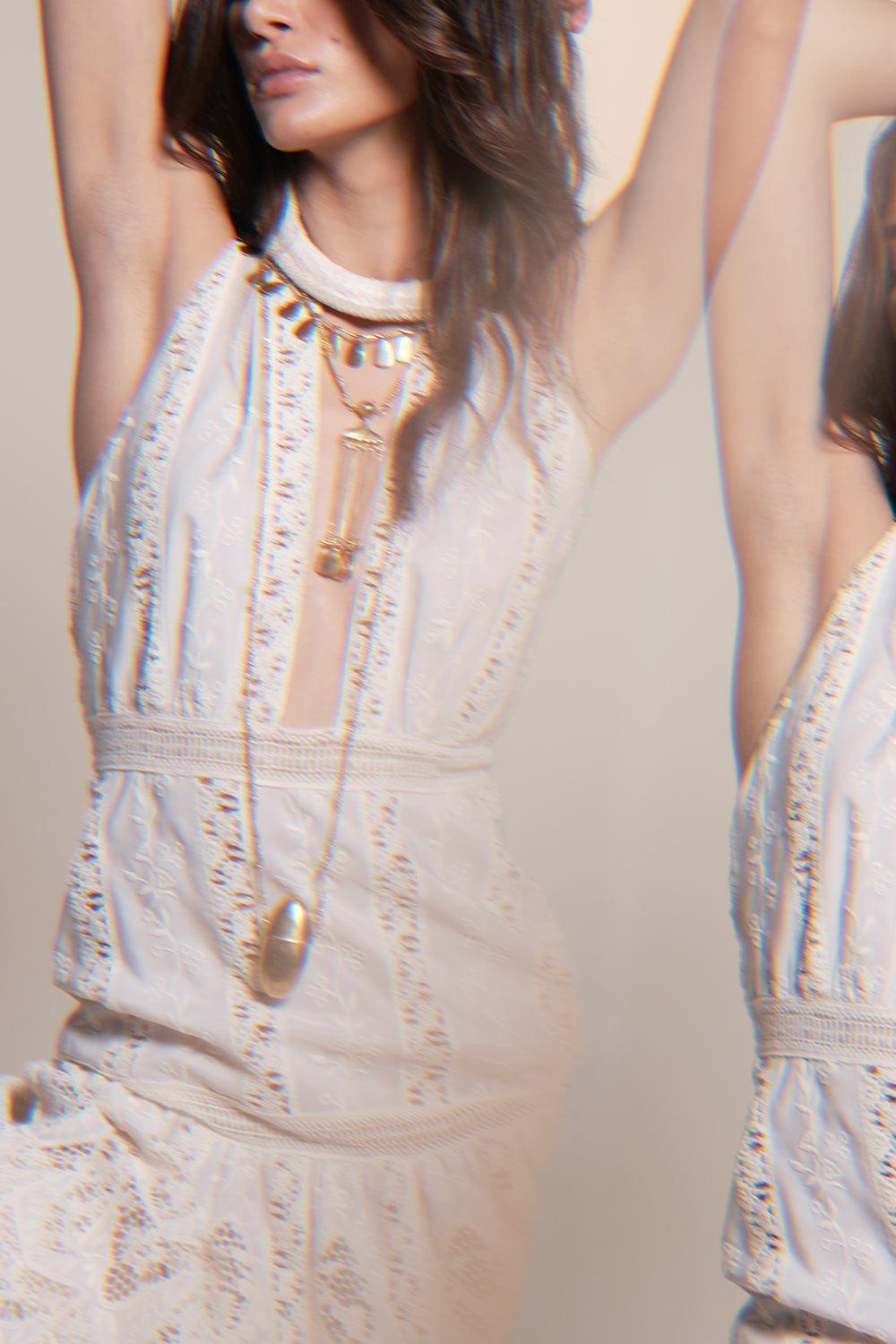 Luz Tropical Maxi Dress-ECRU-2-CLOTHINGDRESSCASUAL-JOHANNA ORTIZ