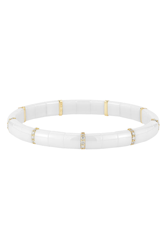 Nine Diamond Pura White Bracelet