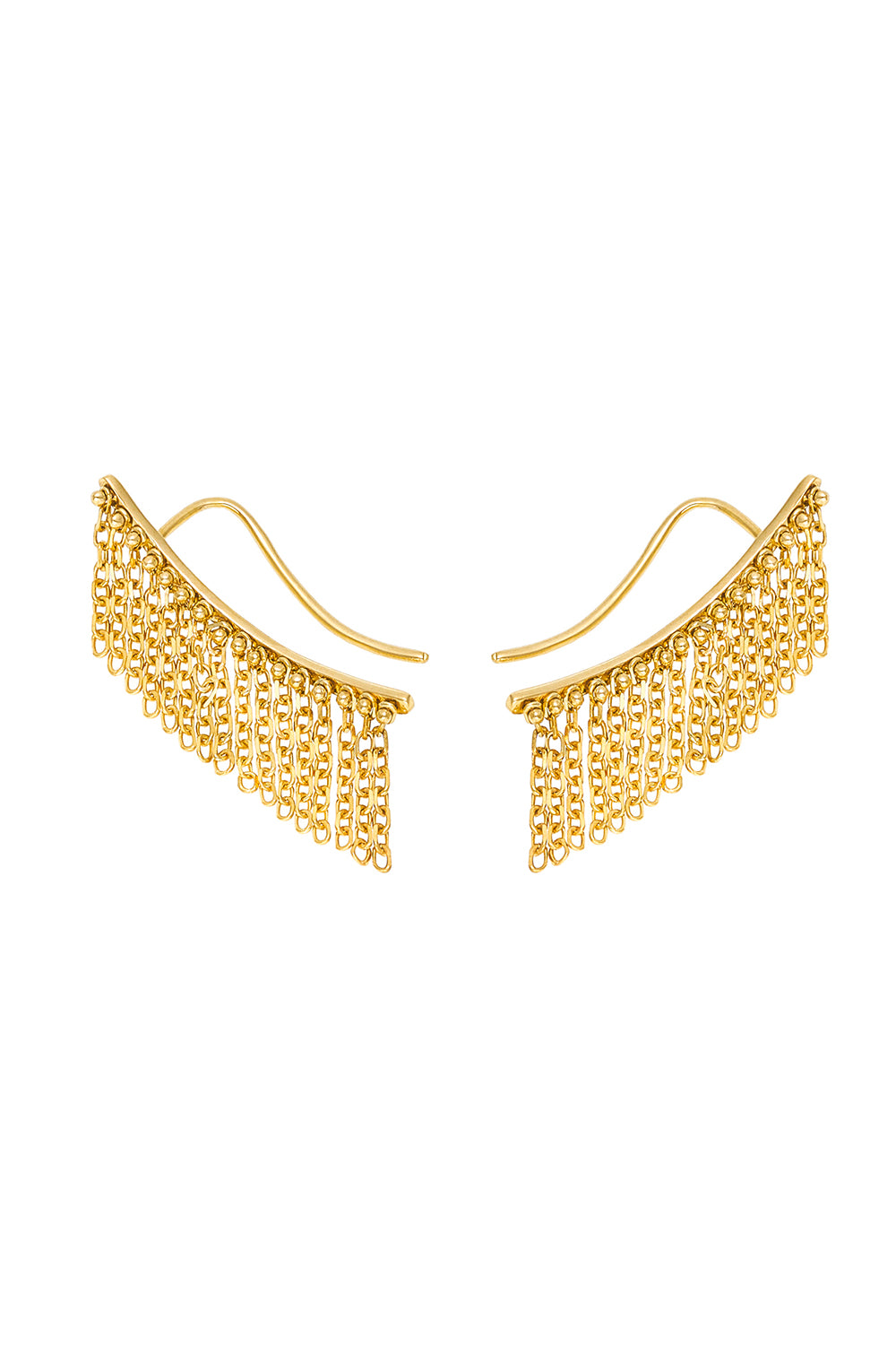 Short Chainfall Earrings