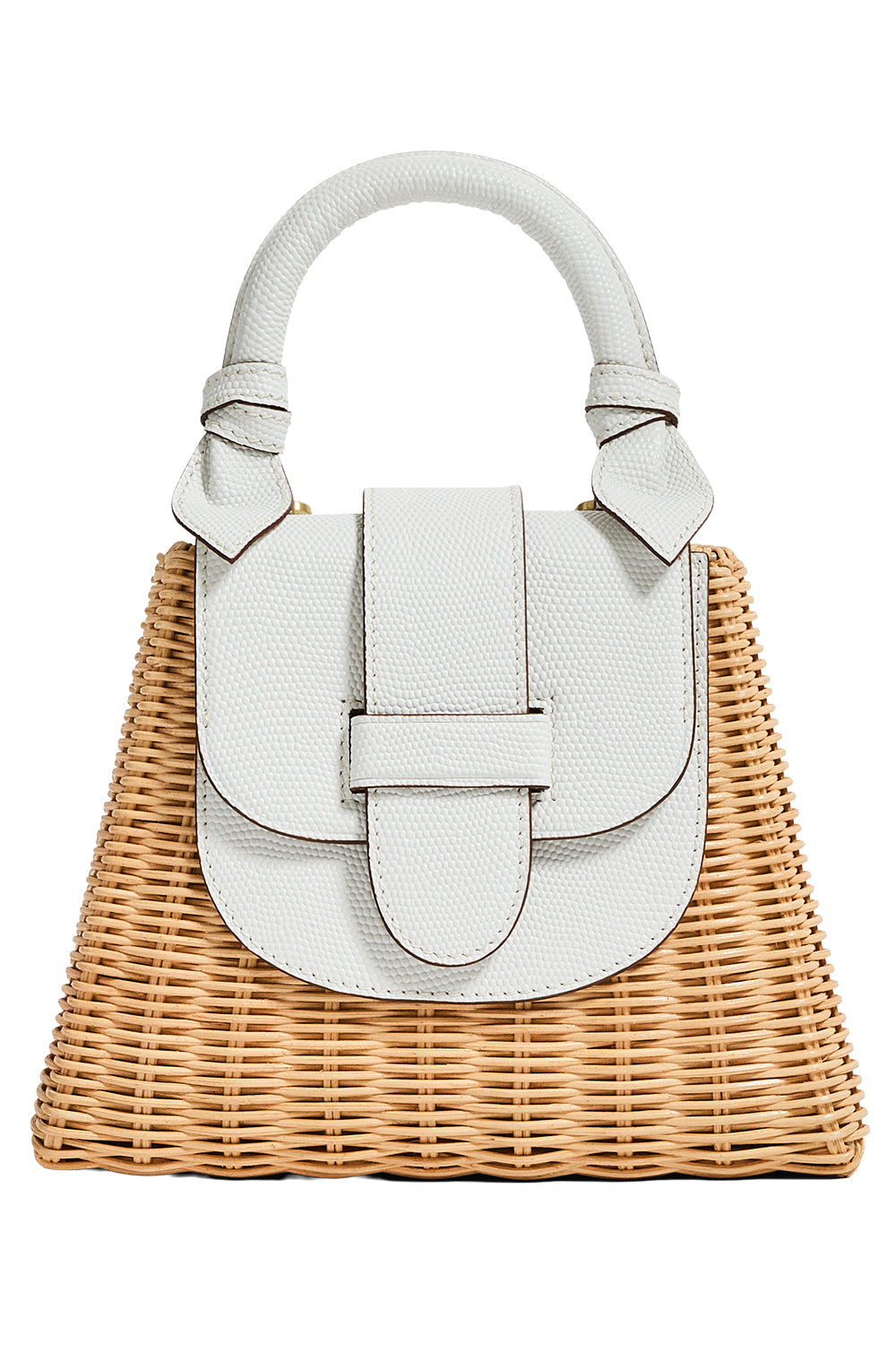 The Petite Lady Bag - White-WHITE-HANDBAGTOP HANDLE-PAMELA MUNSON