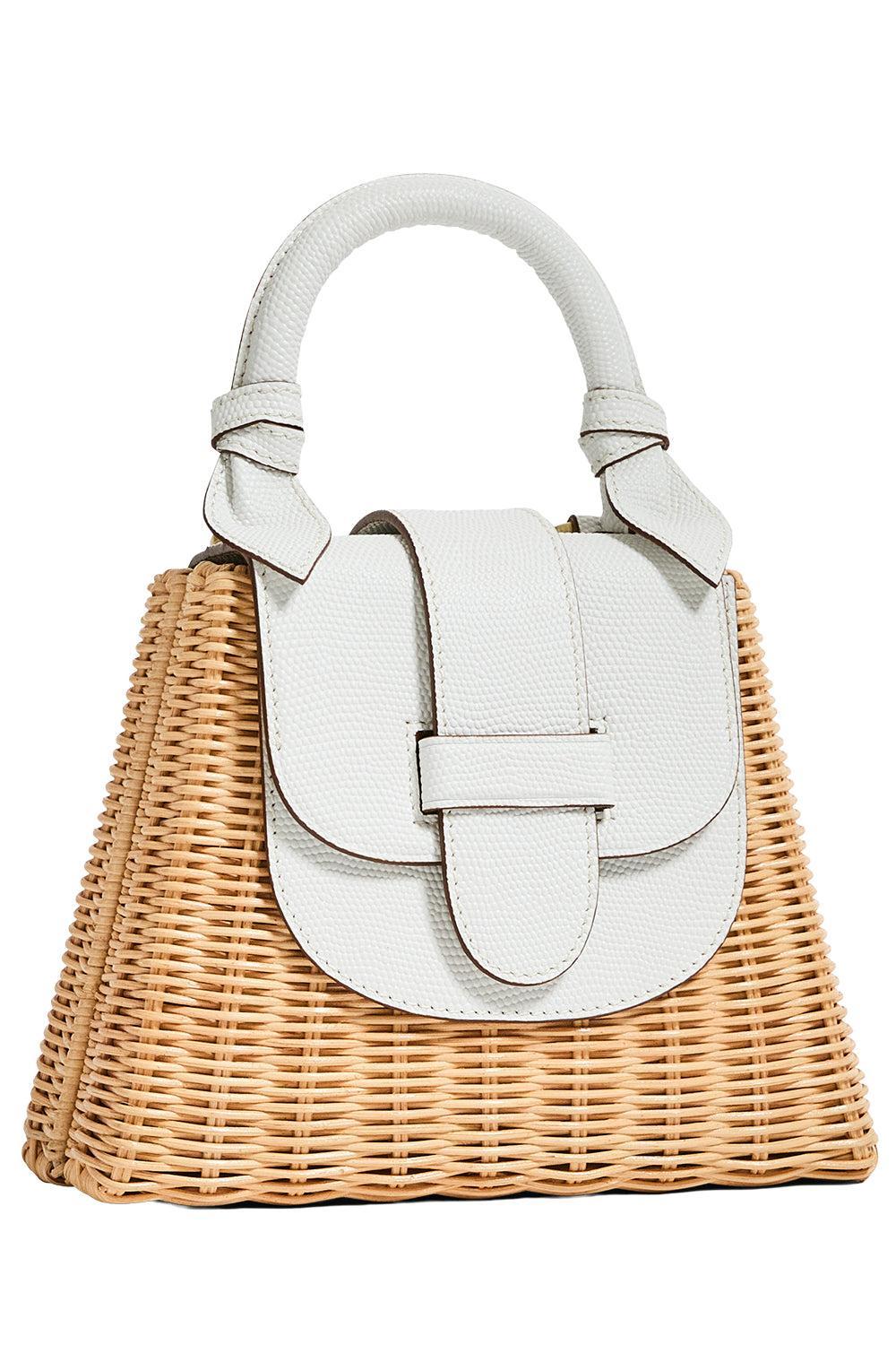 The Petite Lady Bag - White-WHITE-HANDBAGTOP HANDLE-PAMELA MUNSON