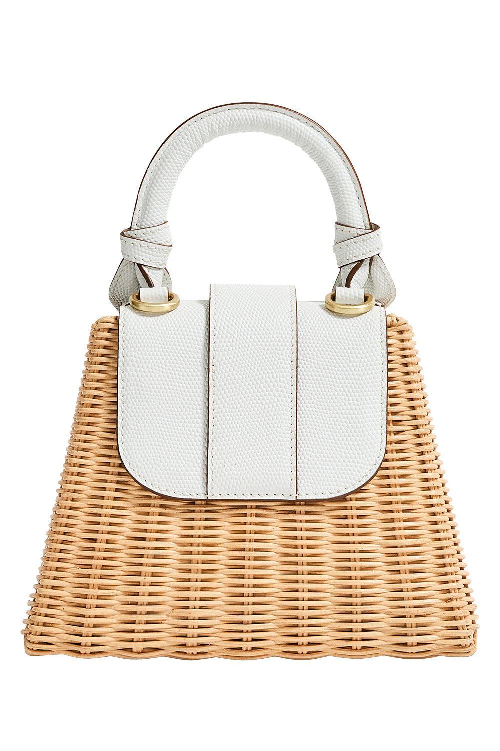 The Petite Lady Bag - White-WHITE-HANDBAGTOP HANDLE-PAMELA MUNSON