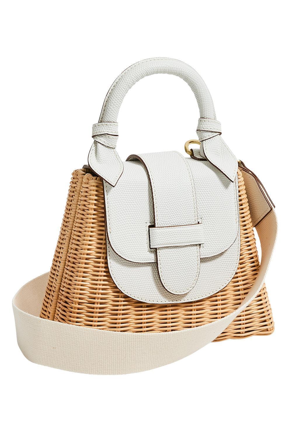 The Petite Lady Bag - White-WHITE-HANDBAGTOP HANDLE-PAMELA MUNSON