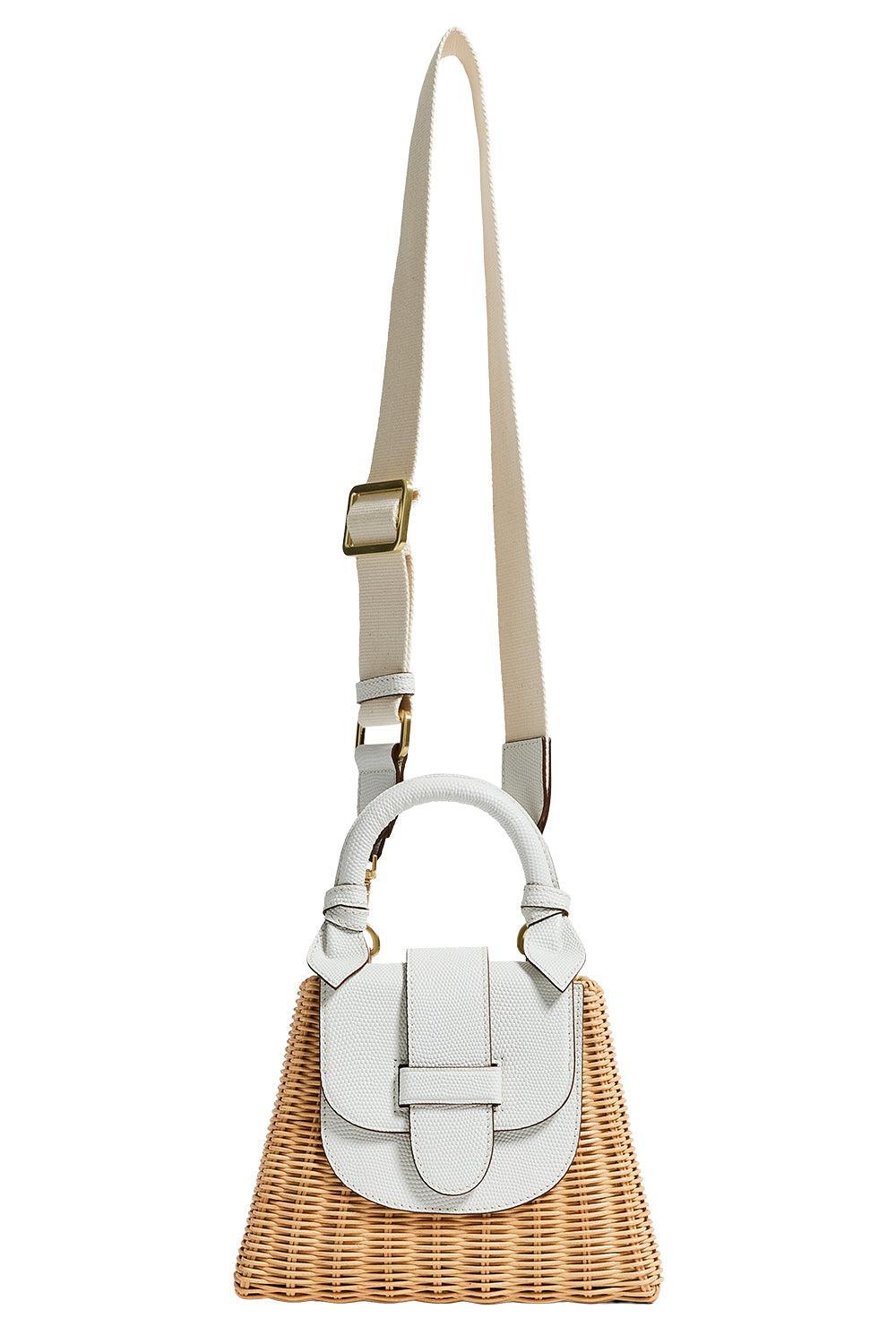 The Petite Lady Bag - White-WHITE-HANDBAGTOP HANDLE-PAMELA MUNSON