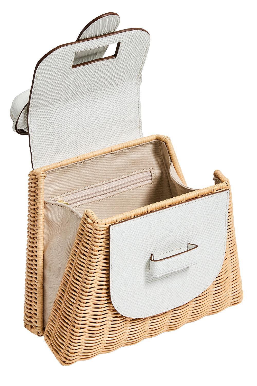 The Petite Lady Bag - White-WHITE-HANDBAGTOP HANDLE-PAMELA MUNSON