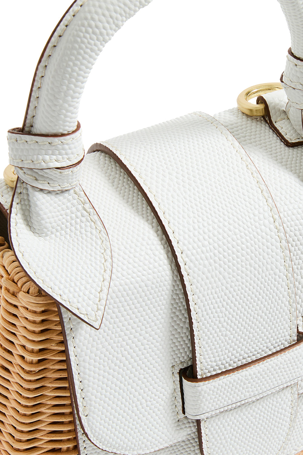 The Petite Lady Bag - White-WHITE-HANDBAGTOP HANDLE-PAMELA MUNSON