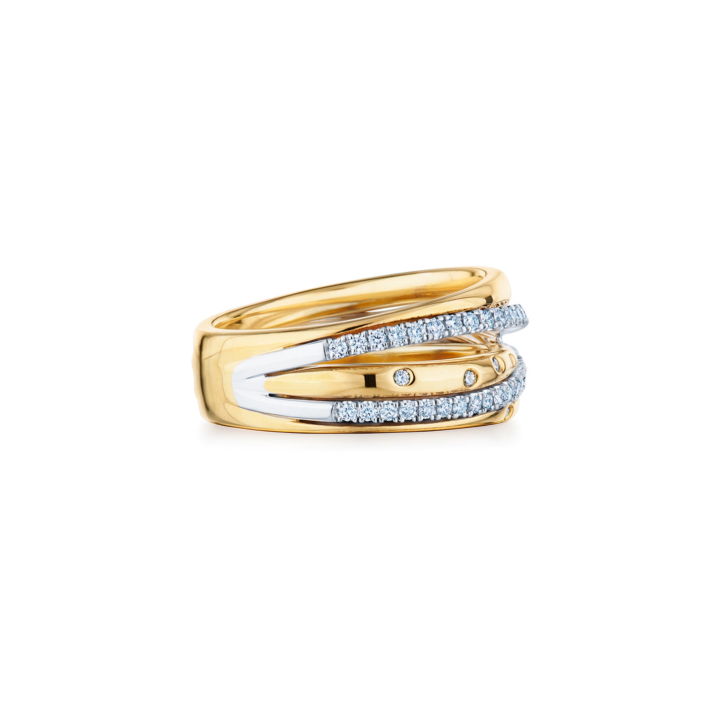 Diamond Orbit Crossover Ring