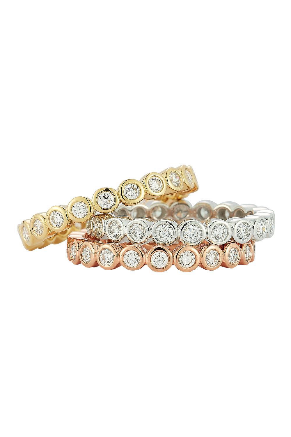 Diamond Bezel WF Classic Ring - White Gold-WHITE GOLD-6-JEWELRYFINE JEWELRING-WALTERS FAITH