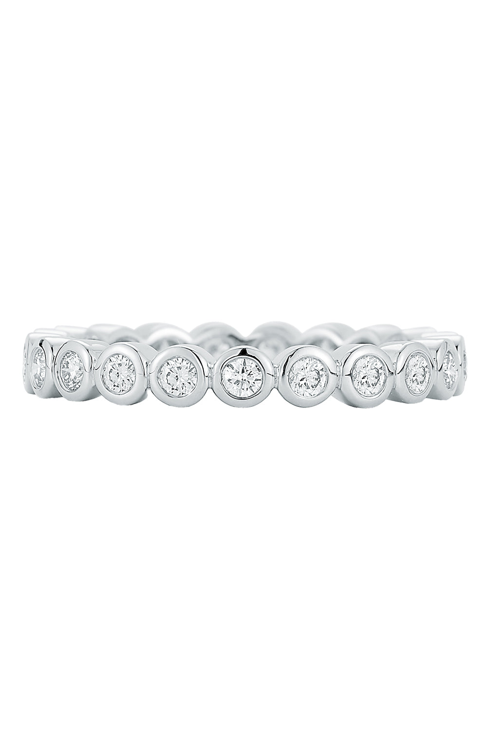 Diamond Bezel WF Classic Ring - White Gold-WHITE GOLD-6-JEWELRYFINE JEWELRING-WALTERS FAITH