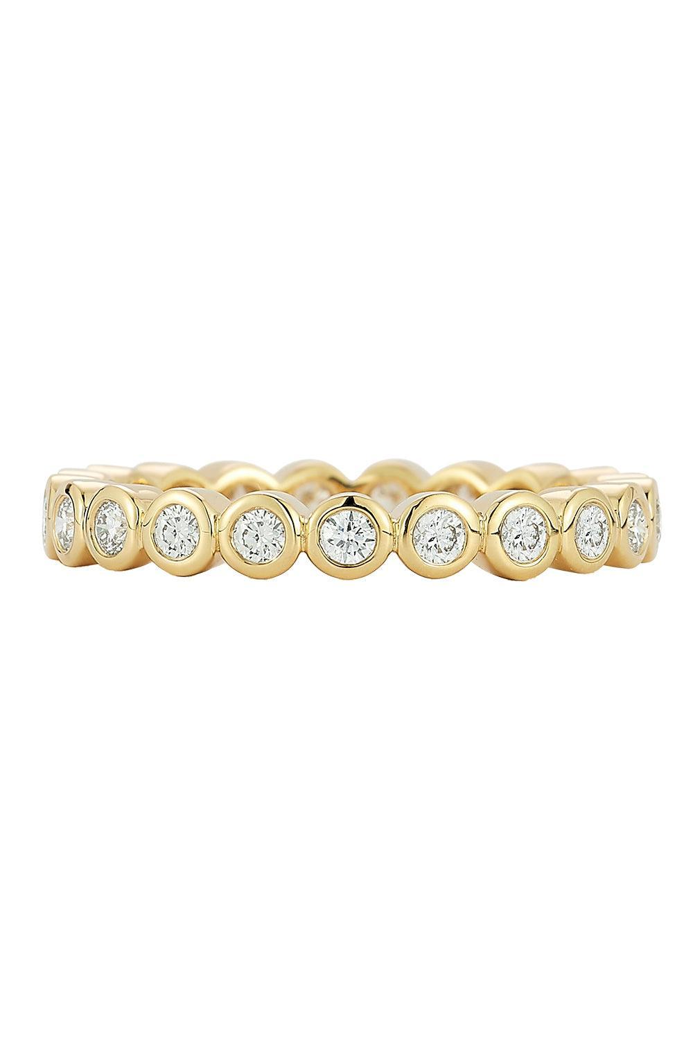 Diamond Bezel WF Classic Ring - Yellow Gold-YELLOW GOLD-7-JEWELRYFINE JEWELRING-WALTERS FAITH