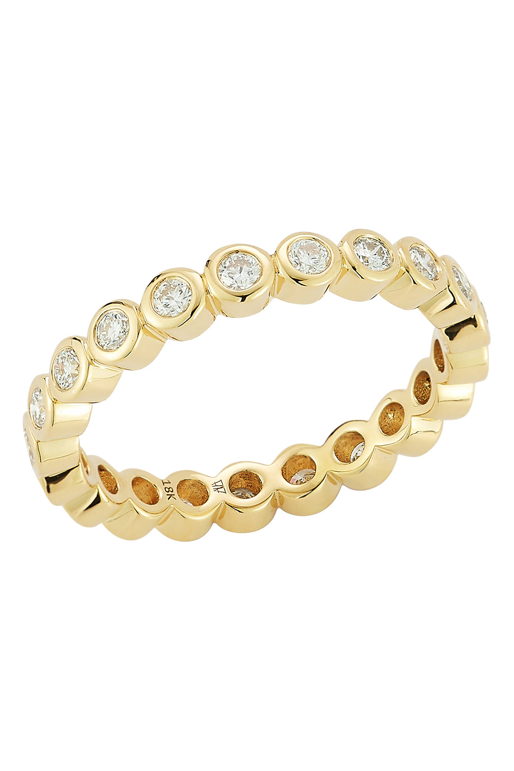 Diamonnd Mini Bezel Ring
