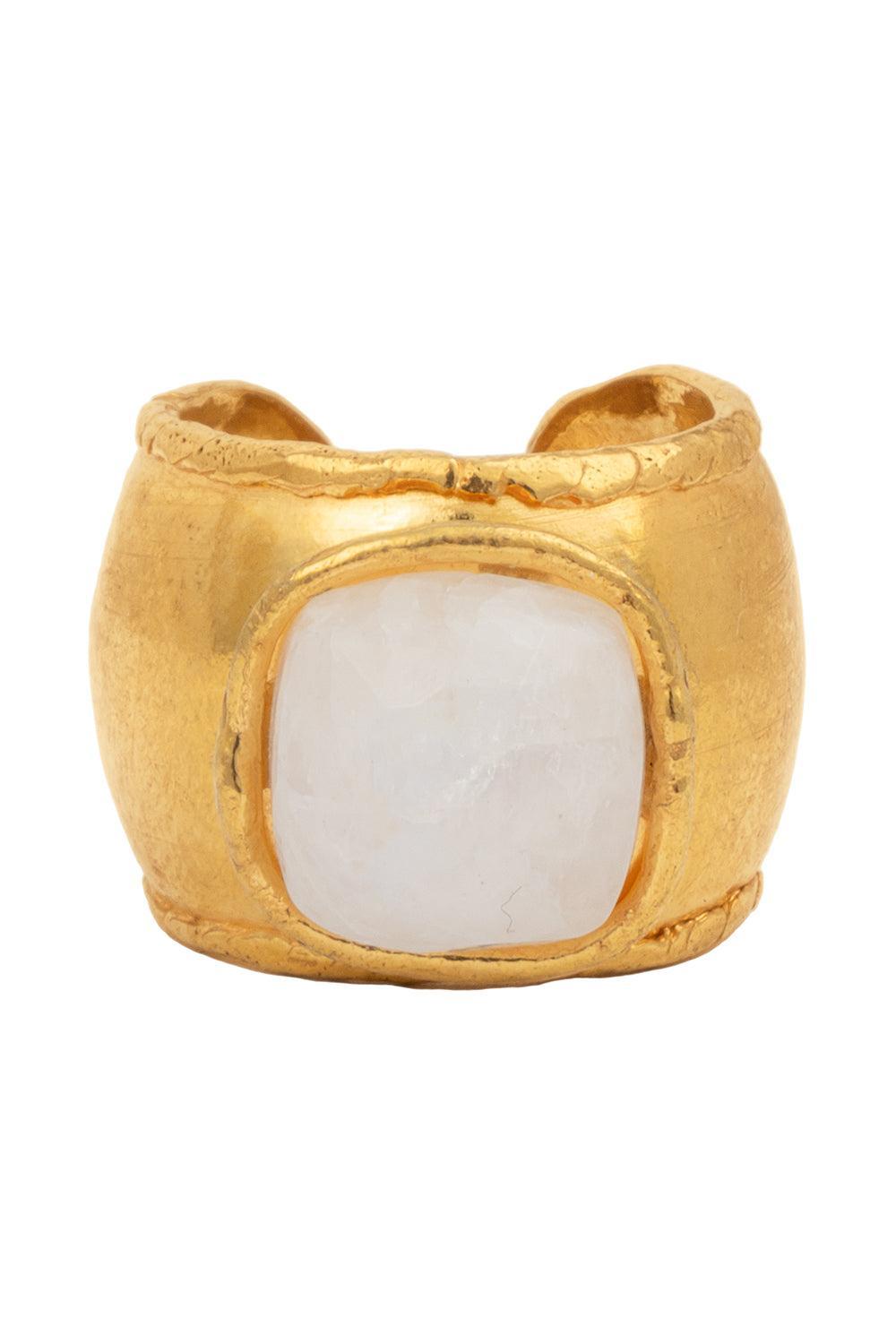 Moonstone Mirage Ring-YELLOW-9.5-JEWELRYBOUTIQUERING-SYLVIA TOLEDANO