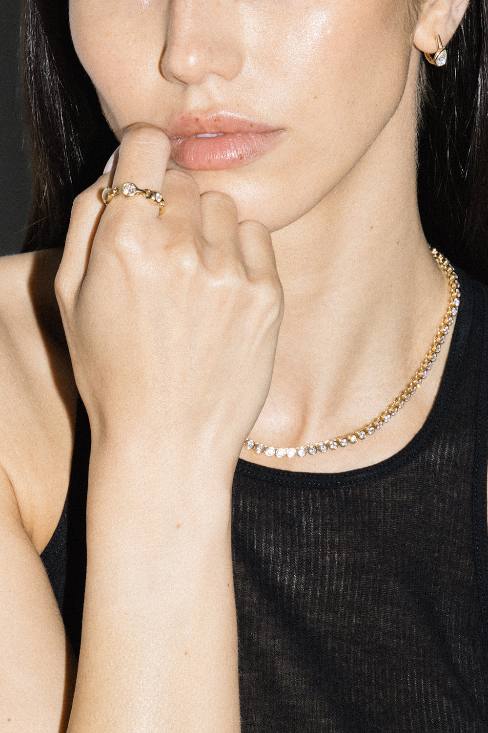 Diamond Supernova Stacking Ring