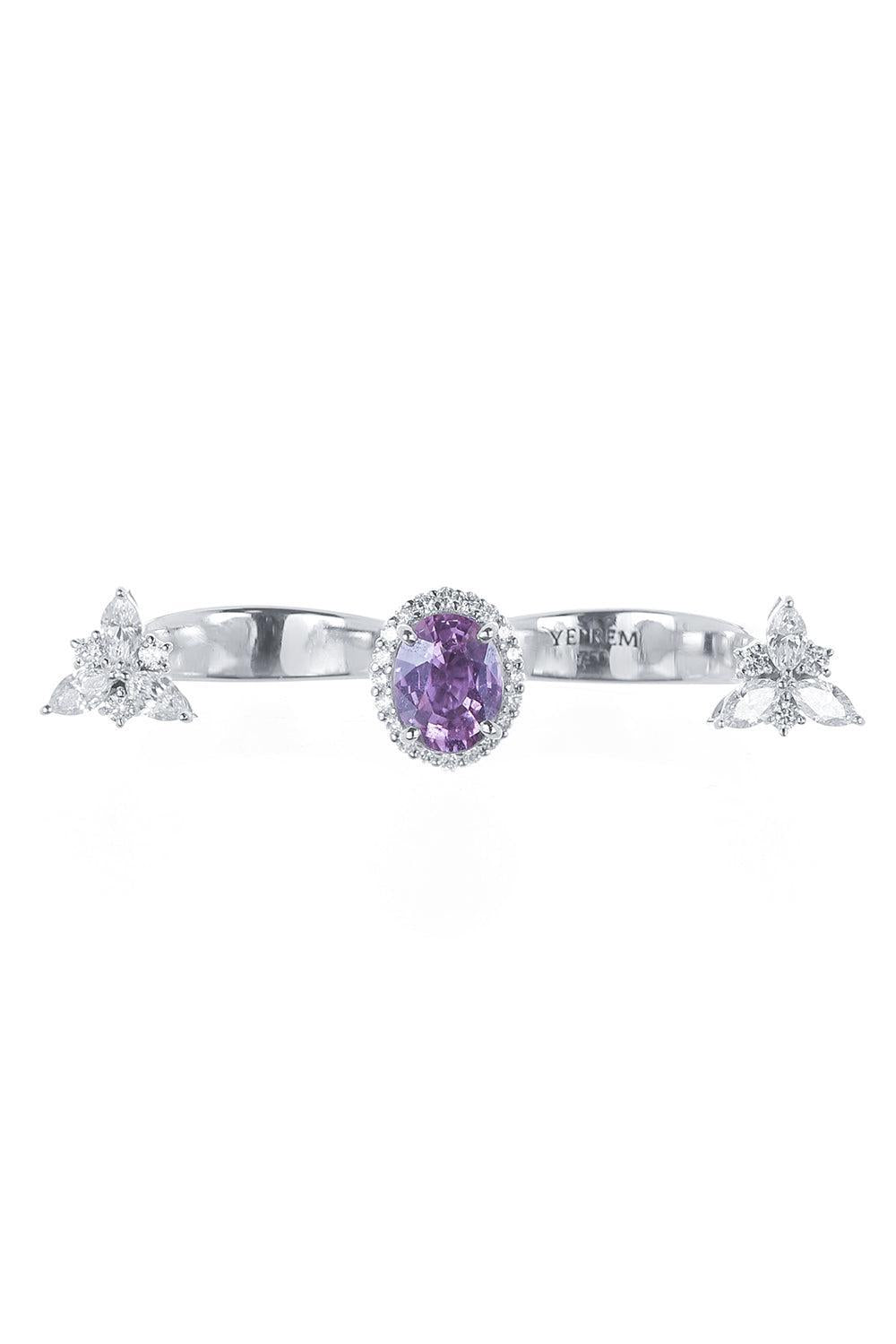 Reign Supreme Statement Ring-WHITE GOLD-6.5-JEWELRYFINE JEWELRING-YEPREM JEWELLERY