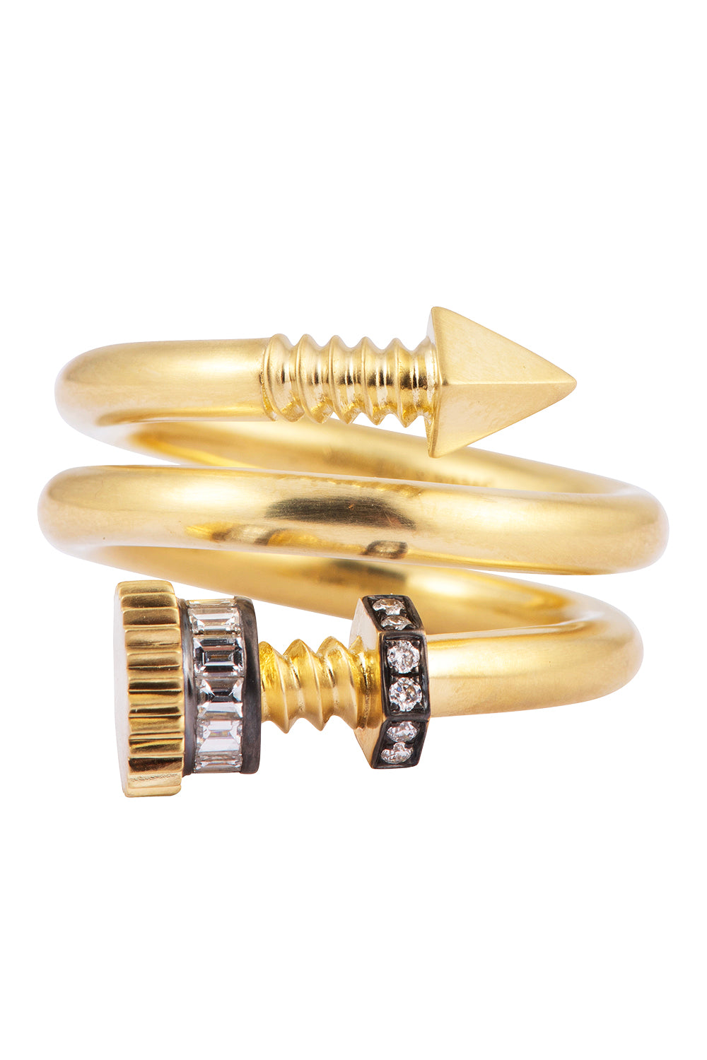 Diamond Bolt Ring