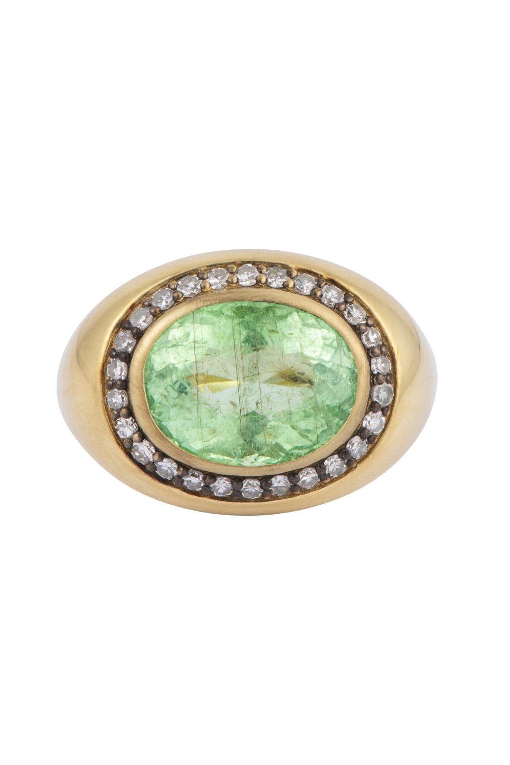 Diamond Pariaba Halo Ring