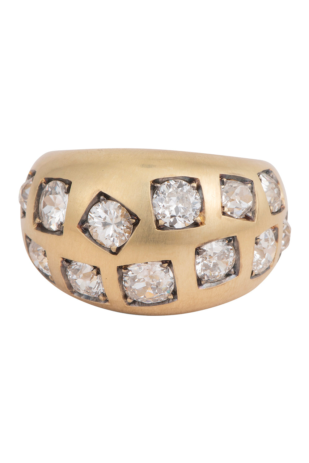 Diamond Old-European Dome Ring
